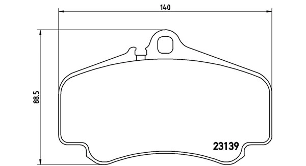 Brake Pad Set, disc brake (363700465011)