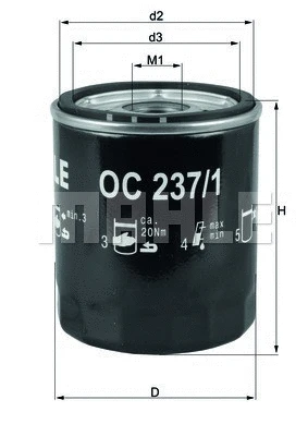Oil Filter (154098241450)