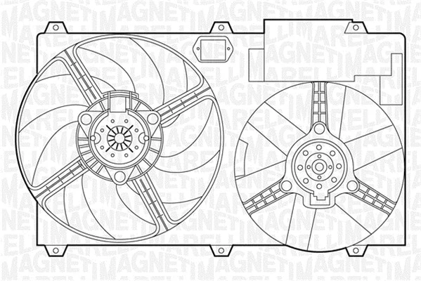 Fan, engine cooling (069422302010)