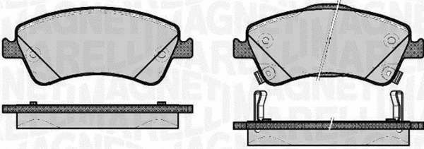 Brake Pad Set, disc brake (363916060665)