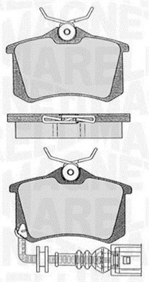 Brake Pad Set, disc brake (363916060442)