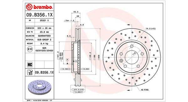 Brake Disc (360406108702)