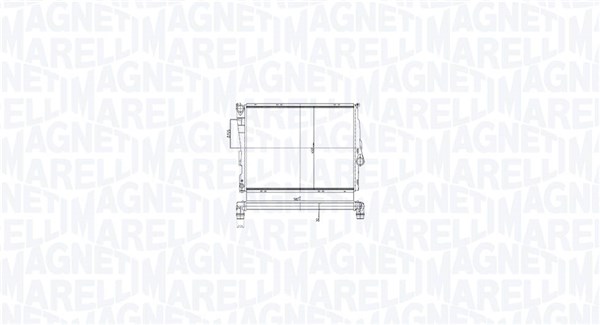 Radiator, engine cooling (350213211700)