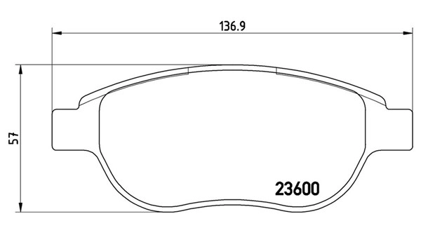 Brake Pad Set, disc brake (363700561068)