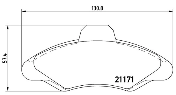 Brake Pad Set, disc brake (363700424029)