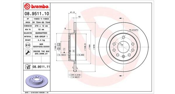 Brake Disc (360406040000)