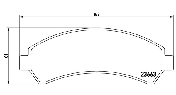 Brake Pad Set, disc brake (363700410016)