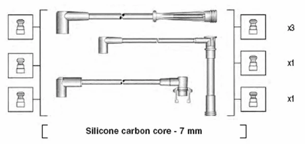 Ignition Cable Kit (941145280725)