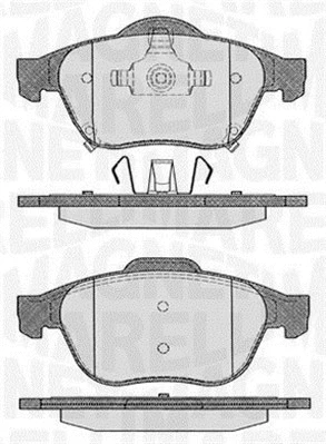 Brake Pad Set, disc brake (363916060595)