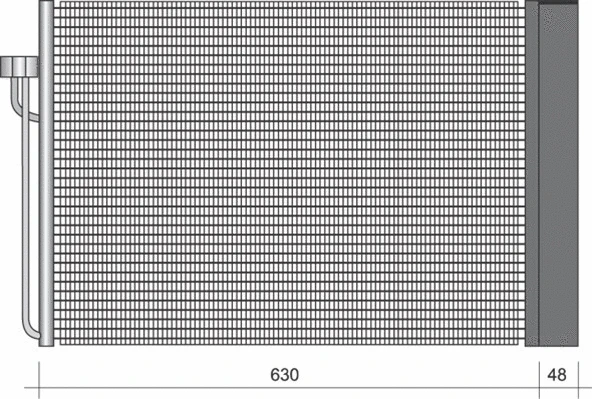 Condenser, air conditioning (350203475000)