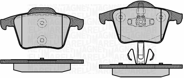 Brake Pad Set, disc brake (363916060681)