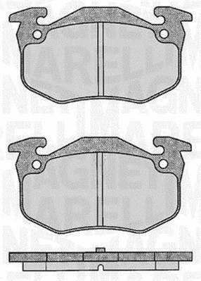 Brake Pad Set, disc brake (363916060197)
