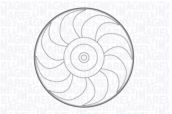 Fan, engine cooling (069422590010)