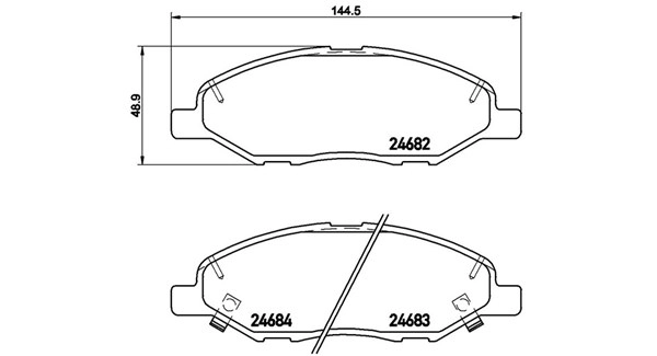 Brake Pad Set, disc brake