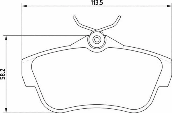 Brake Pad Set, disc brake (363700201710)