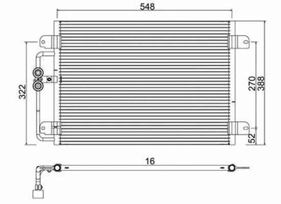 Condenser, air conditioning (359003221450)