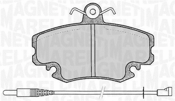 Brake Pad Set, disc brake (363916060203)