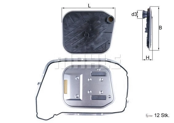 Hydraulic Filter, automatic transmission (154072469220)