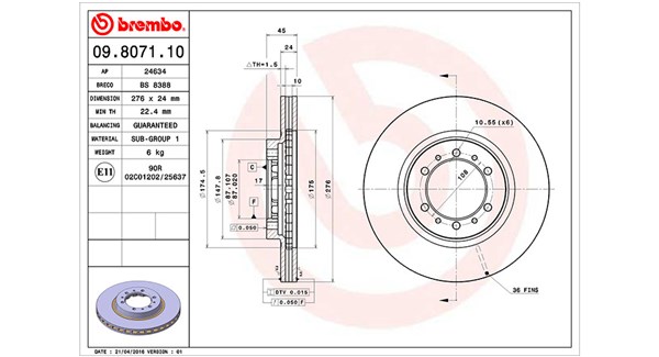 Brake Disc (360406034400)