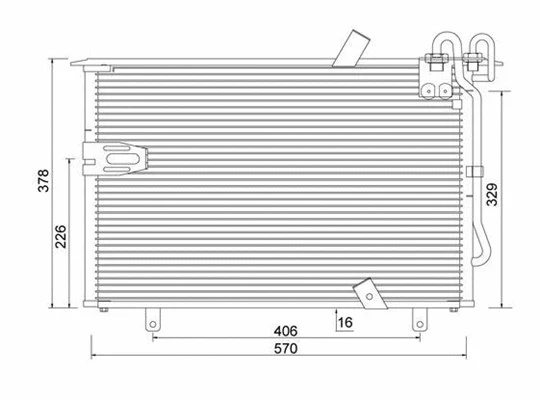 Condenser, air conditioning (359003220200)