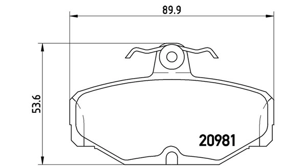 Brake Pad Set, disc brake (363700424018)