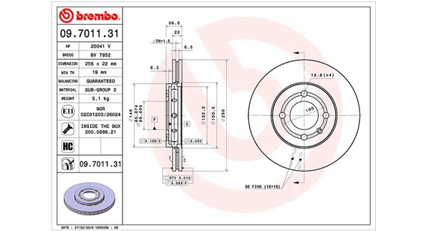Brake Disc (360406165901)