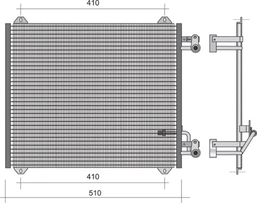 Condenser, air conditioning (350203375000)