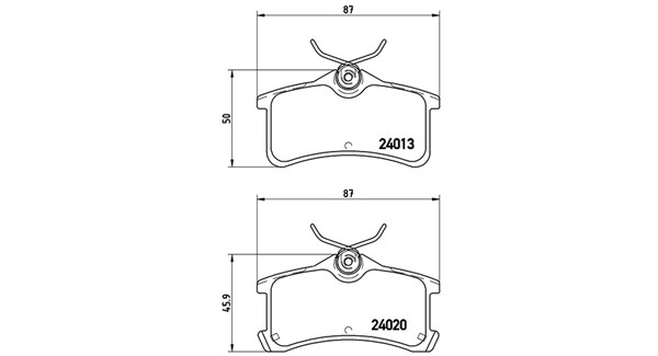 Brake Pad Set, disc brake (363700483084)