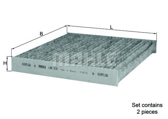 Filter, cabin air (154706011720)