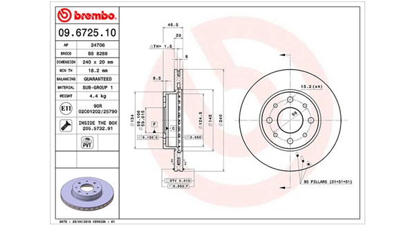 Brake Disc (360406023000)
