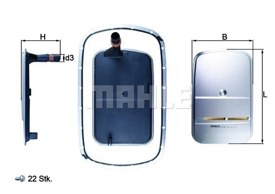 Hydraulic Filter, automatic transmission (154072440114)