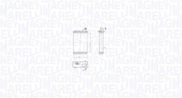 Heat Exchanger, interior heating (350218518000)