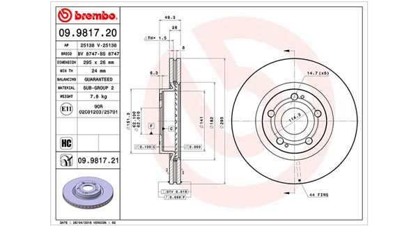 Brake Disc (360406068200)