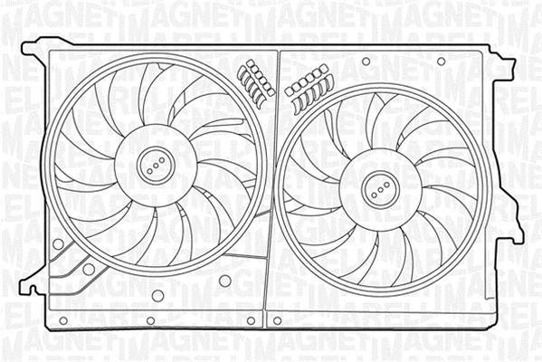 Fan, engine cooling (069422439010)