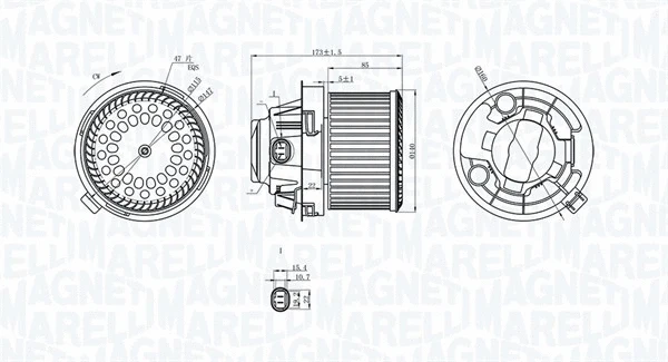 Interior Blower (069412258010)