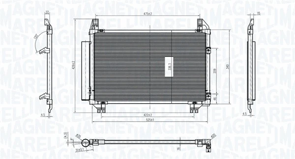 Condenser, air conditioning (350203837000)