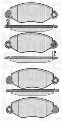 Brake Pad Set, disc brake (363916060271)