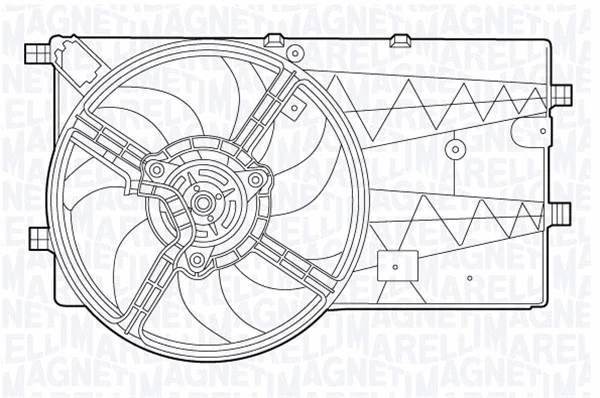 Fan, engine cooling (069422553010)