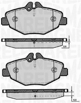 Brake Pad Set, disc brake (363916060318)