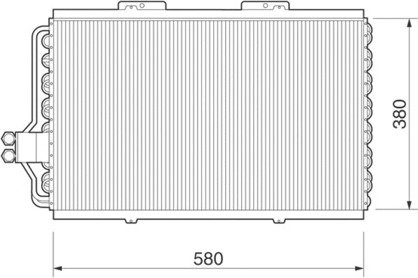 Condenser, air conditioning (350203217000)