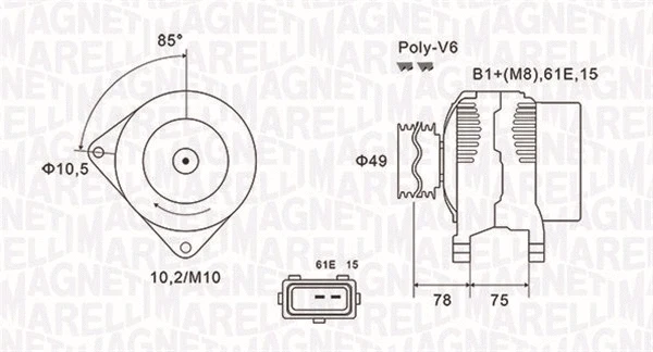 Alternator (063731591010)