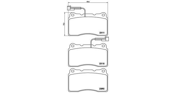 Brake Pad Set, disc brake