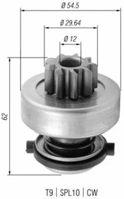 Pinion, starter (940113020377)