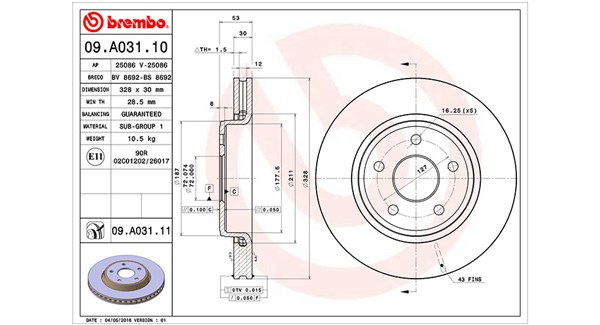 Brake Disc (360406089200)