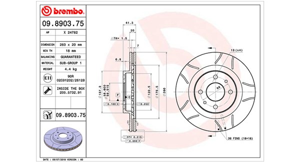 Brake Disc (360406099405)