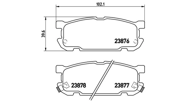 Brake Pad Set, disc brake (363700449030)