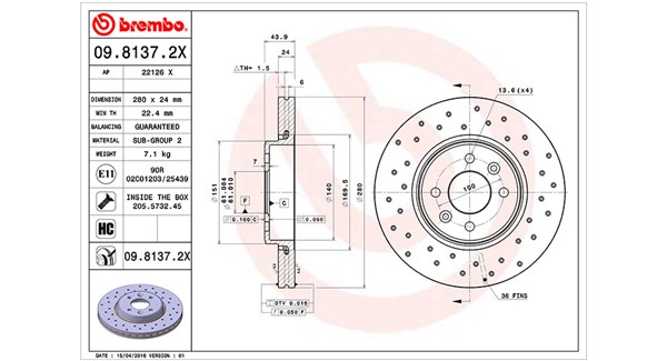 Brake Disc (360406043902)