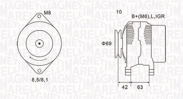 Alternator (063731600010)