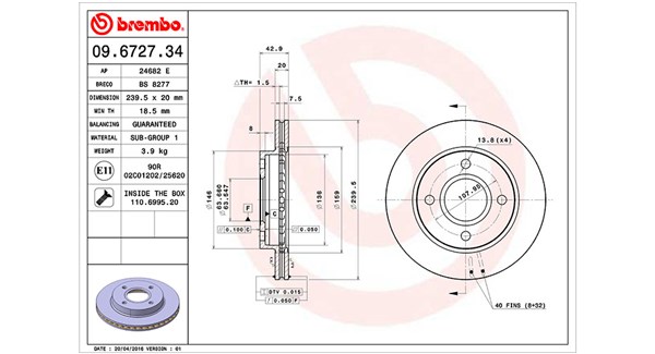 Brake Disc (360406025200)