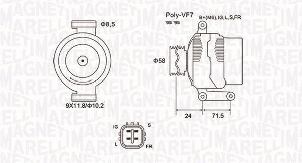 Alternator (063732036010)